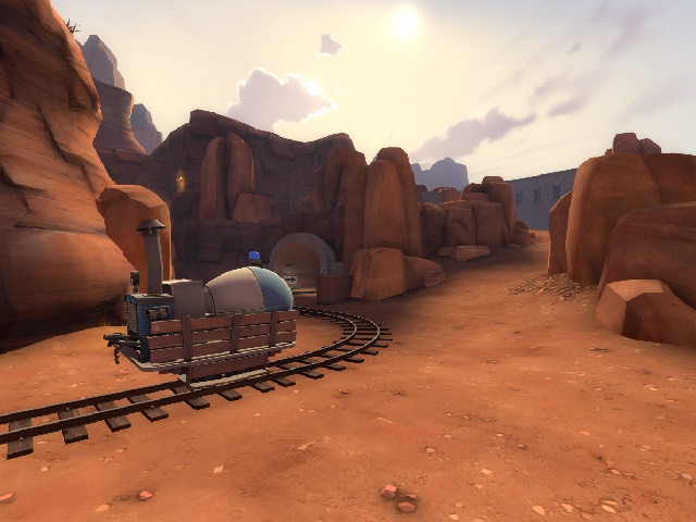 In-game screenshot of the map Badwater Basin